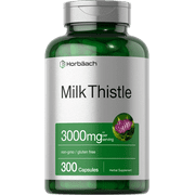 Milk Thistle Extract | 3000mg | 300 Capsules | by Horbaach