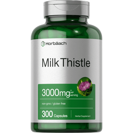 Milk Thistle Extract | 3000mg | 300 Capsules | by Horbaach