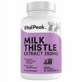 thumbnail image 1 of Milk Thistle Extract Capsules; Silymarin Herbal Supplement for Liver Support & Cleansing, Vital Peak, 1 of 7