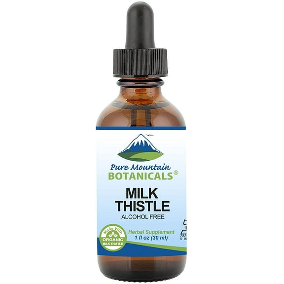Milk Thistle Extract Kosher Vegan Herbal Supplement (1 fl oz) (333 mg)