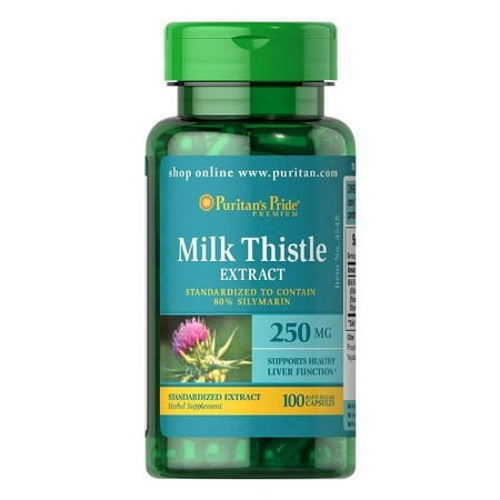 Milk Thistle Standardized 250 mg (Silymarin)