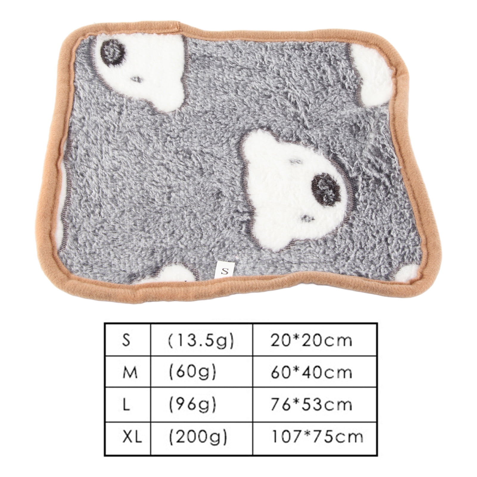 Milk Velvet Pet Warmer Pad Dog Cute Heating Pad Soft Comfortable Cat