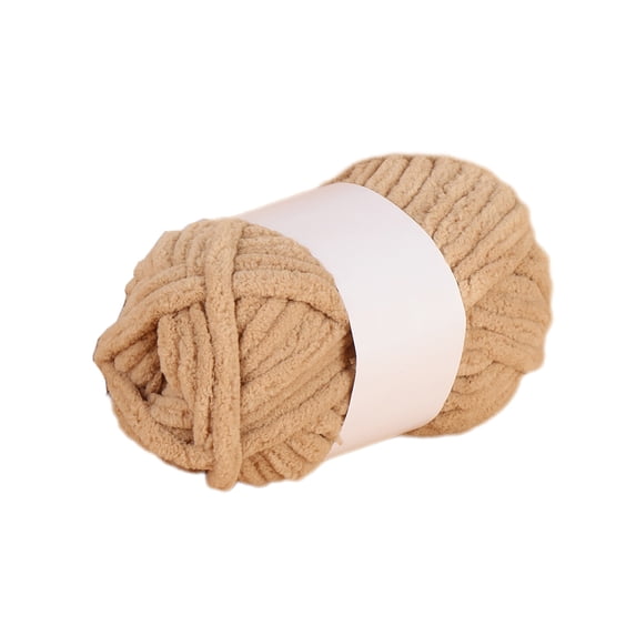 Milk Wool Yarn for Crochet - 50g Tie Dye Thick Knitting Yarn 24 Yards - Perfect for Small Crafts & Blankets by MPOISVA