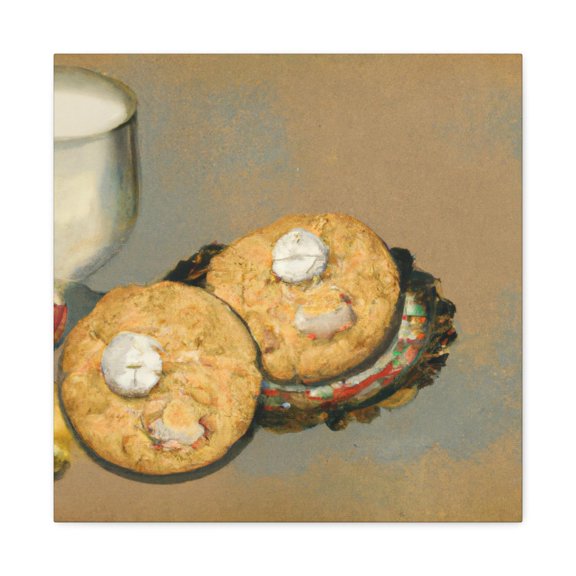Milk and Cookies Delight - Canvas