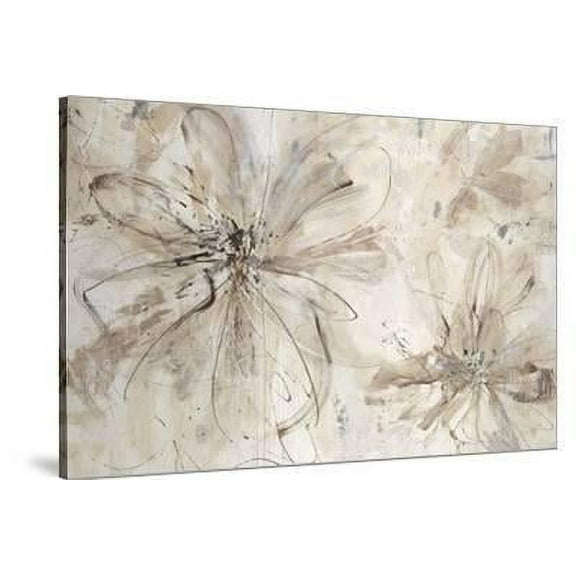 Milk and Honey Floral, Abstract Botanical Gallery-Wrapped Canvas Print Wall Art by Jodi Maas