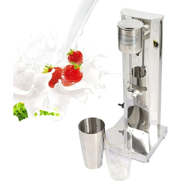 Milk shaking machiner,Stainless Steel Milk Shaking Machine,Electric Drink Mixer with Mixing Cups for  or Family