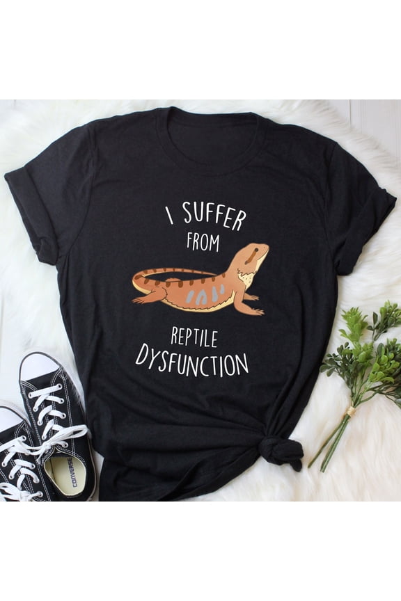Bearded Dragon Shirt, Women, Men Tshirt, Pet Reptile Lover Gift, Lizard T-Shirt, Cute Reptile Dysfunction Tee Beardie Mom Dad