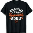 thumbnail image 1 of MilkCho Dressed Up as a Responsible Adult Tee, Funny Spooky Season Humor Shirt for Fans, 1 of 4