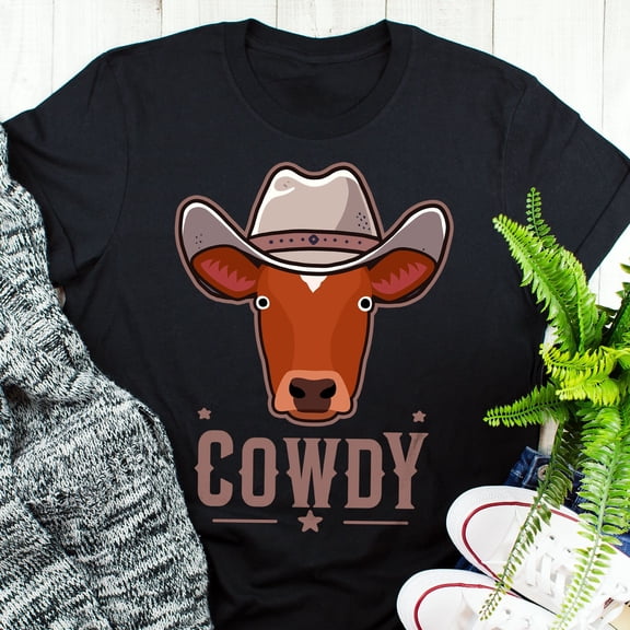 MilkCho Guernsey Cow Shirt, Women, Men, Funny Cowboy Lover Gift, Cowdy, Cute Howdy T-shirt, Western Tee Texas Meme Farm Cow Farmer Rancher Homestead