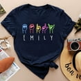 thumbnail image 1 of MilkCho Personalized Sign Language T-Shirt, Custom Name Hand Sign Language T-Shirt, Custom ASL T-Shirt, Sign Language Gift for Men Women, 1 of 4