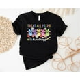 thumbnail image 1 of MilkCho Teacher Easter T-Shirt: Treat All Peeps With Kindness, 1 of 4
