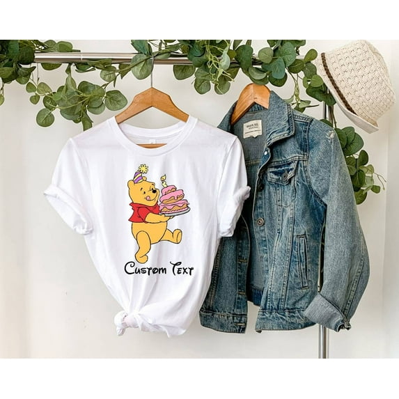 MilkCho The Pooh Birthday Shirt, Pooh Bear Shirt, Custom Birthday Shirt, Birthday Party Shirt, Birthday Family Shirts, Birthday Toodler Shirt