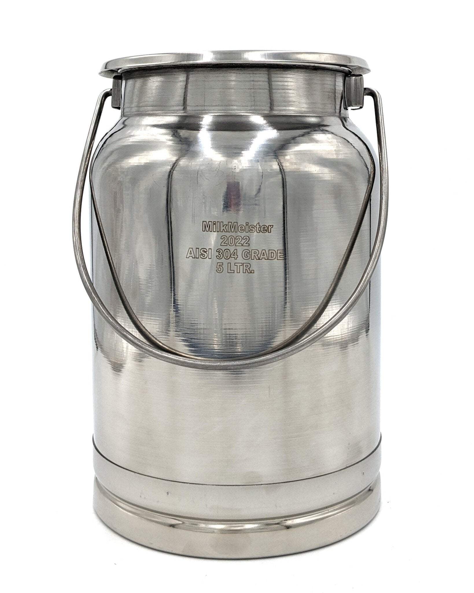 MilkMeister Milk Tote Seamless Construction Stainless Steel