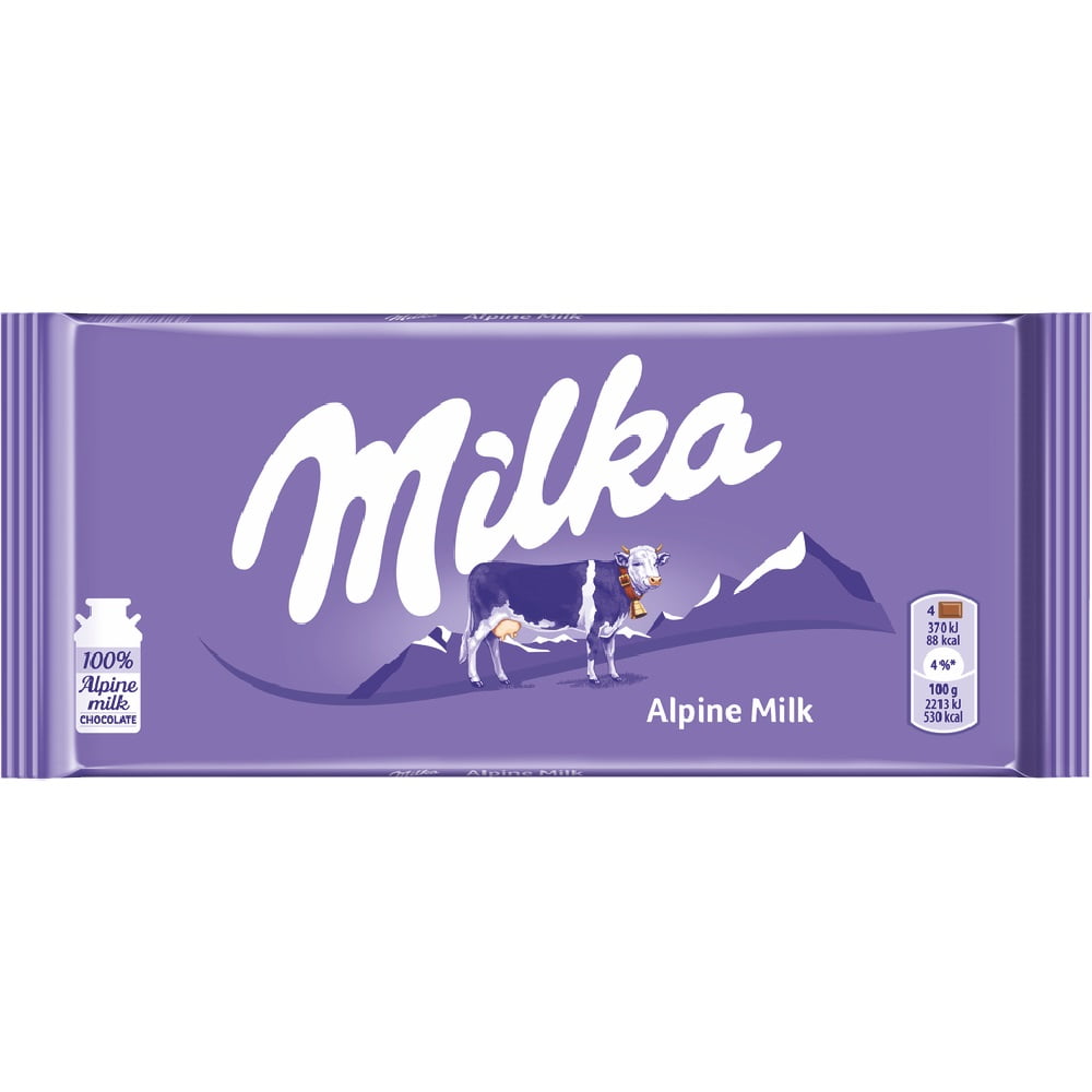 Milka Alpine Milk Chocolate, 3.5-Ounce Bars (Pack of 10)