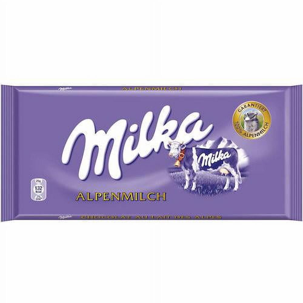 Milka Alpine Milk Chocolate Bar 100g (10 pack)