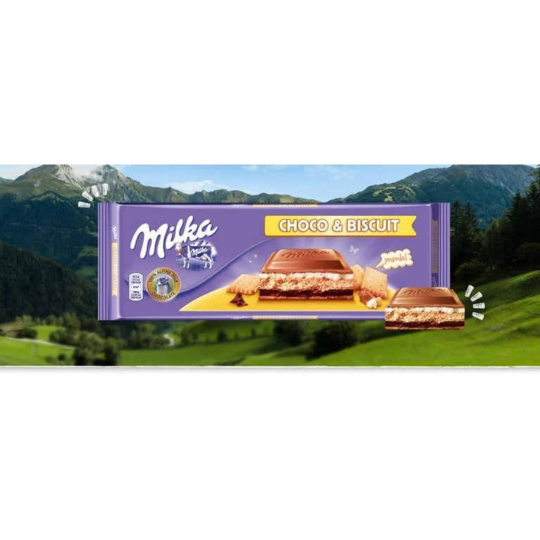 Milka Choco & Biscuit (Shoko Keks) Chocolate Bar 300g/10.58 Milka Choco & Biscuit (Shoko Keks) Chocolate Bar 300g/10.58