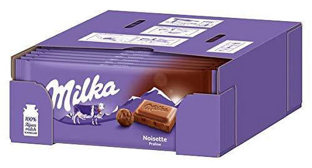 Milka Chocolate Candy, 1300 Gram Total, 4 Ounce Bars, Enjoy with Family and  Friends