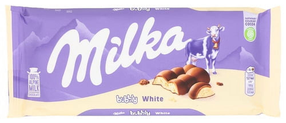 Milka Chocolate Cookie Bubbly White 3.35 oz (Pack of 15)