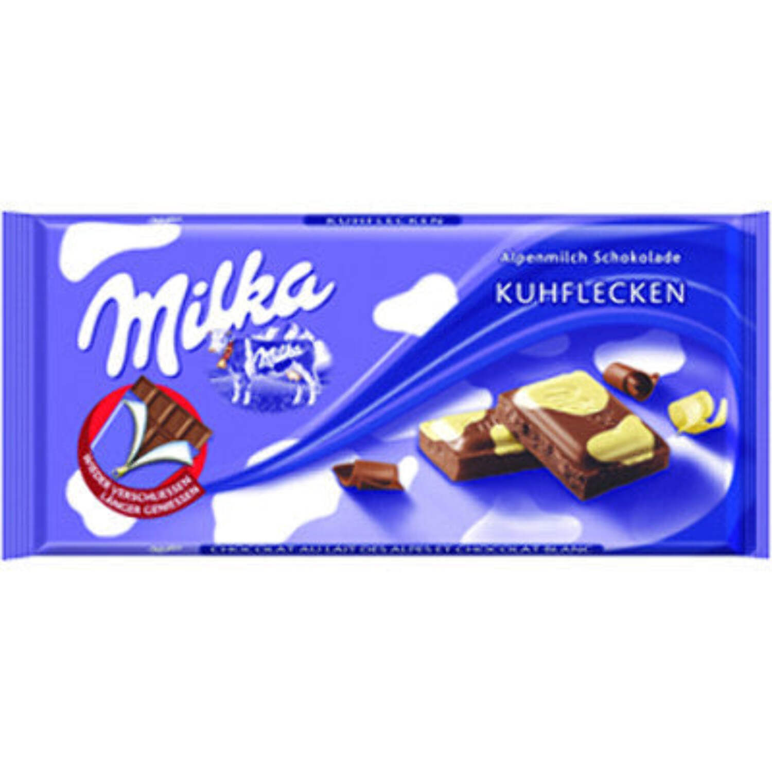 Milka Happy Cow White Milk Chocolate Bar (Kuhflecken) - Walmart.com