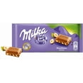 thumbnail image 1 of Milka Hazelnut Chocolate Bar Candy Original German Chocolate 100g/3.52oz, 1 of 2