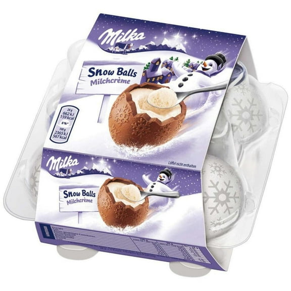 Milka Snow Balls Milk Cream - 112 g