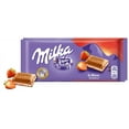thumbnail image 1 of Milka Strawberry Chocolate Bar Candy Original German Chocolate 100g/3.52oz (Pack of 2), 1 of 2