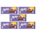 thumbnail image 1 of Milka Triple Caramel Filling Milk Chocolate, 90g (PACK OF 5), 1 of 1