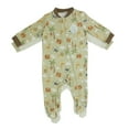 thumbnail image 1 of Milkberry Bamboo Pajamas Coverall for Baby Boys Footed Sleep Bodysuit for Infants Size 6-9 Months Safari Lover, 1 of 6