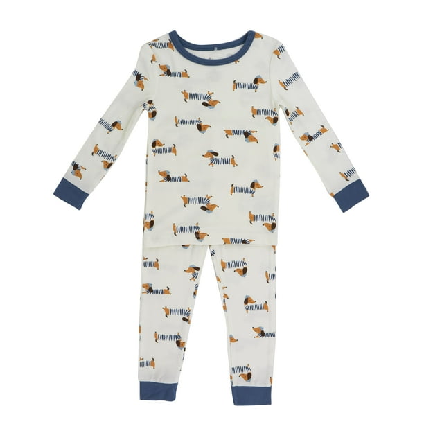 Milkberry Soft Bamboo Pajamas Infant Pajama Set for Boys w