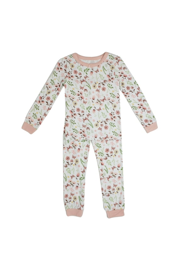 Soft Bamboo Pajamas Toddler Pajama Set for Girls and Boys Sizes 2T-5T