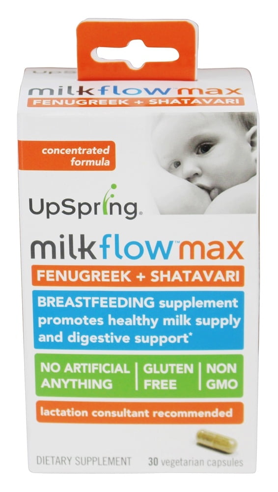 Milkflow Max Fenugreek + Shatavari Capsules, Breastfeeding Supplement