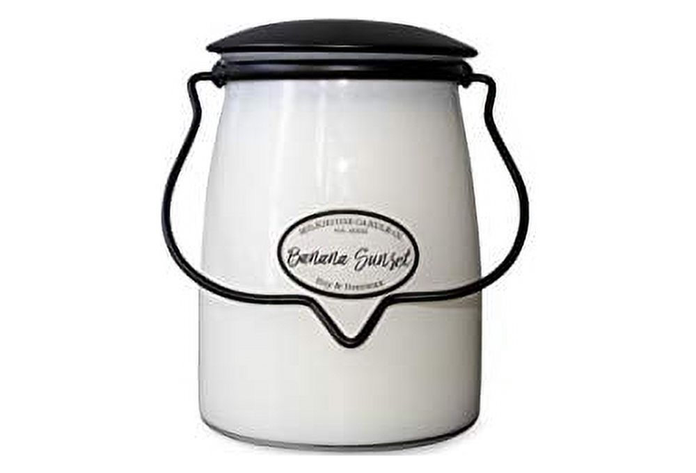 Milkhouse Candle Company – Candela Profumata Caramel Cold Brew – Barattolo Da 16 Oz – Cera Di Soia E Cera D'api – Oltre 65 Ore Di Combustione