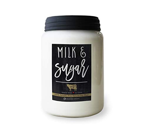Milk & Sugar Beeswax Blend 26oz White Jar Candle
