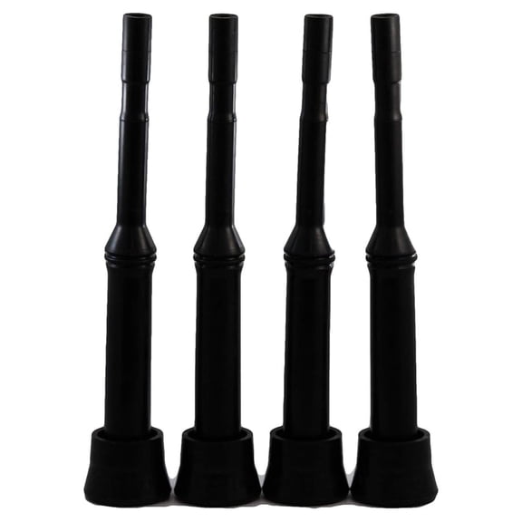 Milking Machine Liners 4-Pack - Cow Liners for Medium Teats - 12.5 Inch Rubber Inflation Liners - Soft Rubber Teat Liners for Dairy Farm Equipment