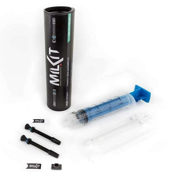 Milkit Campact Tubeless Bicycle Valve Kit - 55mm Presta - 030140-02