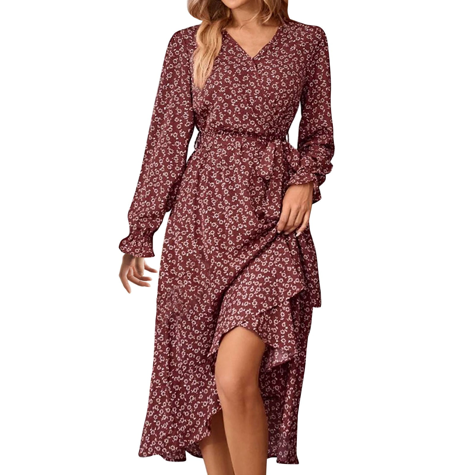 long maxi dress sleeveless PRETTYGARDEN Women's Summer Flowy Maxi Dress Casual Sleeveless Spaghet