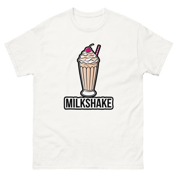 Shake Coloring Milkshake Lover Cartoon Food Graphic T-Shirt - Walmart.com