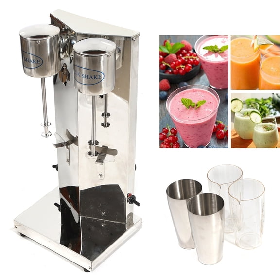 Milkshake Machine, Electric Drink Mixer, Double Head Electric Milkshake Maker