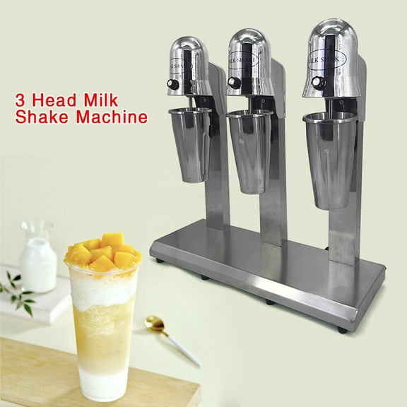 Milkshake Machine for all kinds of Beverage Stores, Cafes, Ice Cream Parlors, Fast-food Chains 3 Head Drink Mixer