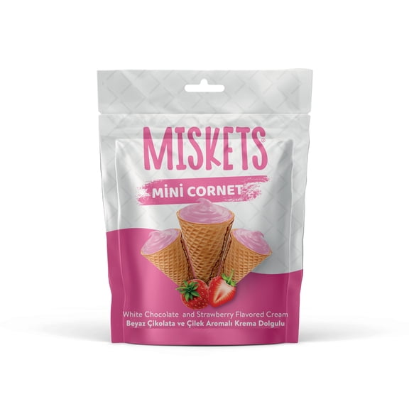 Milky Chocolate Strawberry Mini Cones