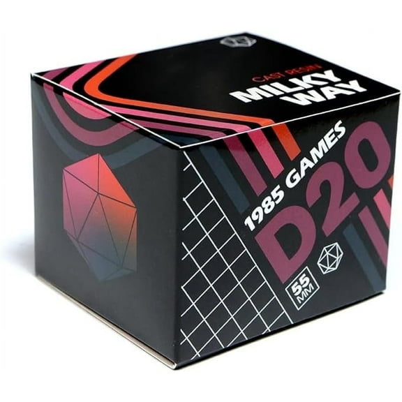 1985 Games Milky Way 55MM Sharp Edge Resin Extra-Large D20 Dice
