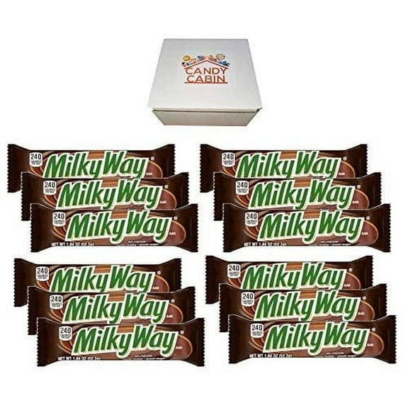 Milky Way Candy Bars Assorted Variety Box by CANDY CABIN Original, 12 Pack