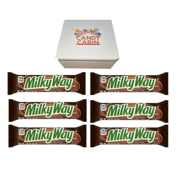 Milky Way Candy Bars Assorted Variety Box by CANDY CABIN Original, 6 Pack
