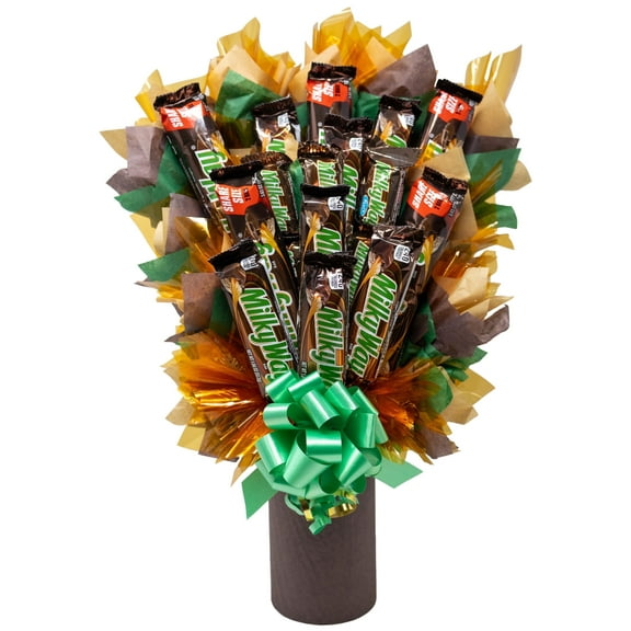 Milky Way Candy Bouquet with Standard Size Bars