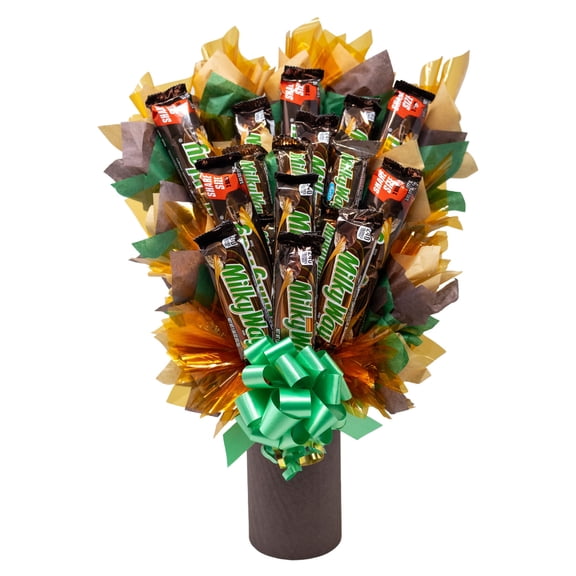 Milky Way Candy Bouquet with Standard Size Bars