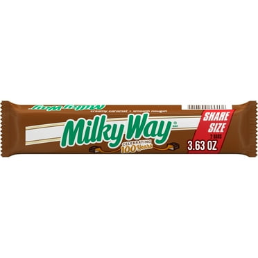 Milky Way Candy Milk Chocolate Bar, Share Size - 3.63 oz