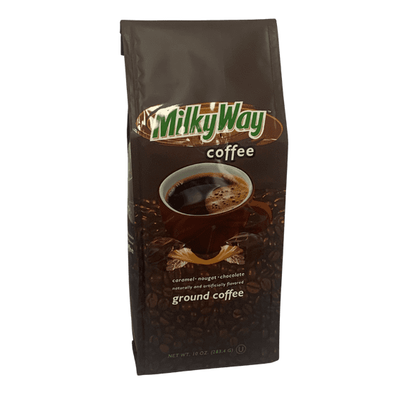 Milky Way Caramel Nougat & Chooclate Flavored Ground Coffee - 10 Ounce