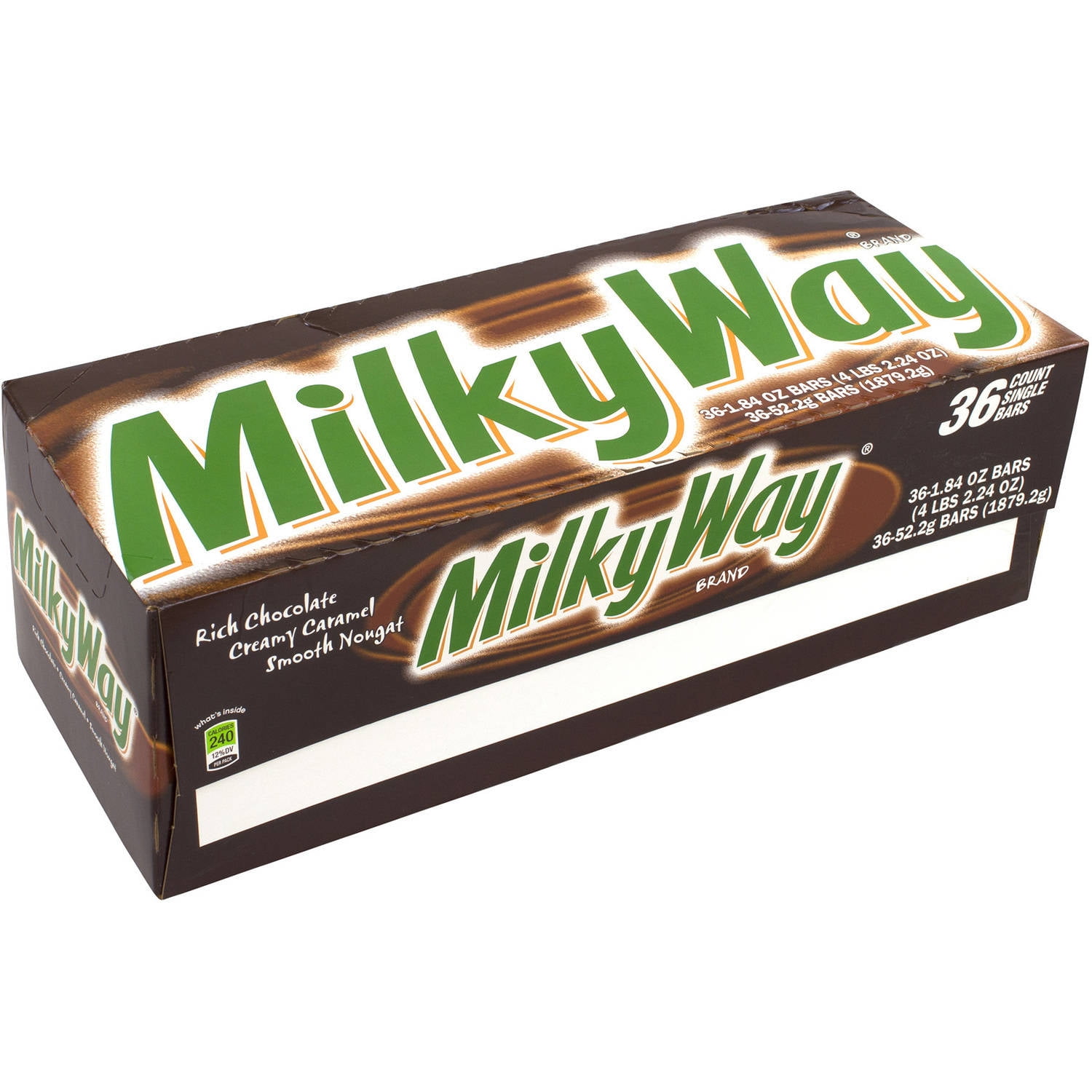 Milky Way Chocolate Bars, 1.84 oz, 36 count