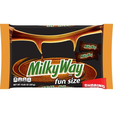 Milky Way Fun Size Halloween Chocolate Candy Bars - 10.65oz Bag