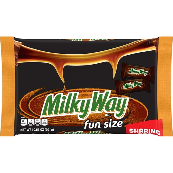 Milky Way Fun Size Halloween Chocolate Candy Bars - 10.65oz Bag
